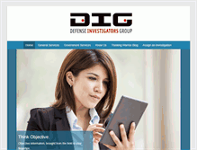 Tablet Screenshot of d-i-g.com
